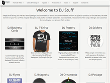 Tablet Screenshot of deejaystuff.com